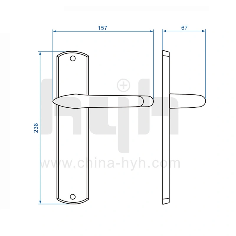 Royal Quality Heavy Duty Luxury Zinc Alloy Bathroom Door Safety Locks For Wooden Door