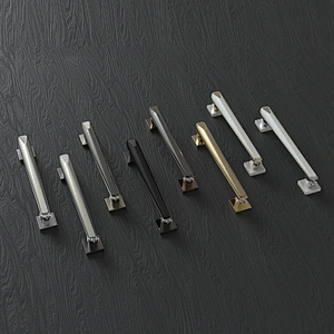 New Italy Style Zamak Double Open Glass Door Sliding Door Pull Handles