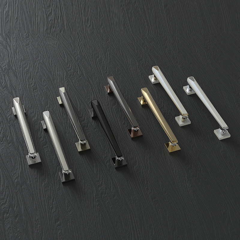 New Italy Style Zamak Double Open Glass Door Sliding Door Pull Handles
