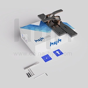 Room Door Handle With Lock Solid for Hotel Plate Lock
