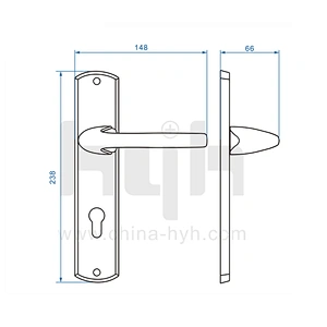 China Manufacturer Modern Special New Door Handle For Wooden Door