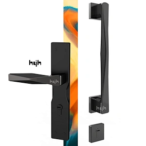 Fancy Design Zinc Commercial Door Pull Handles For Villa Main Door
