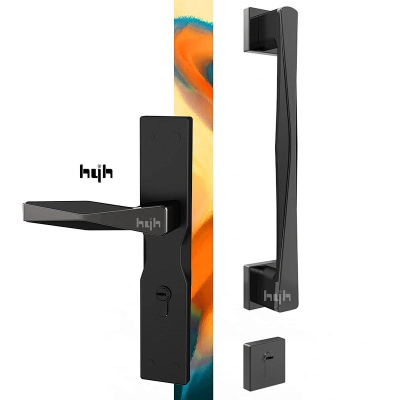 Fancy Design Zinc Commercial Door Pull Handles For Villa Main Door