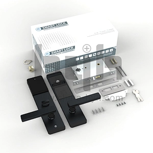 hyh hotel door lock with handle and card access
