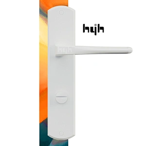 Zinc Alloy Modern Simple Design Brush Finish Plate Door Handle