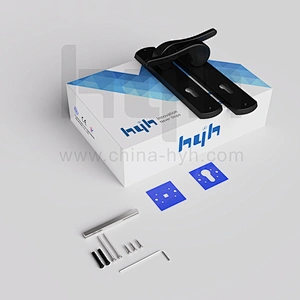 hyh Home Indoor Lock Set Bathroom Square Handle