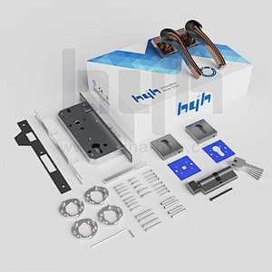 Zinc Alloy Wooden Bedroom Mortise Commercial Door Locks