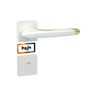hyh Zinc Alloy Heat Resistant Metal Door Handle,Inner Door Handles Lever Brushed Nickel Privacy Dummy Door Handle