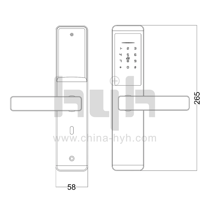 hyh Digital Password Smart Door Lock