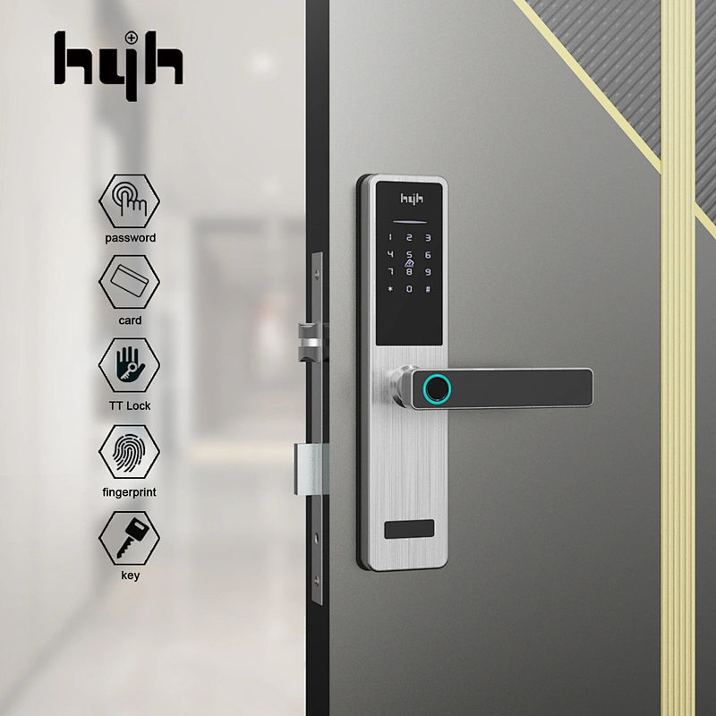 Stainless Steel Fingerprint Wifi Smart Lock Door
