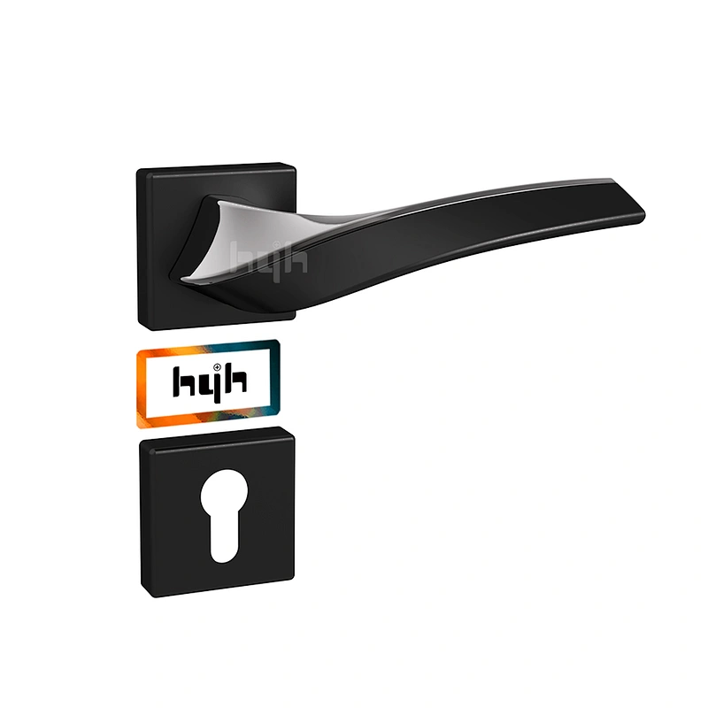hyh Zinc Alloy Modern Style Outside Golden Door Handle For Door