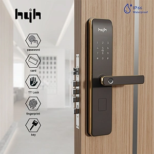 hyh smart door lock with fingerprint access