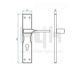 Superior Quality  Popular Style European Door Lever Handle