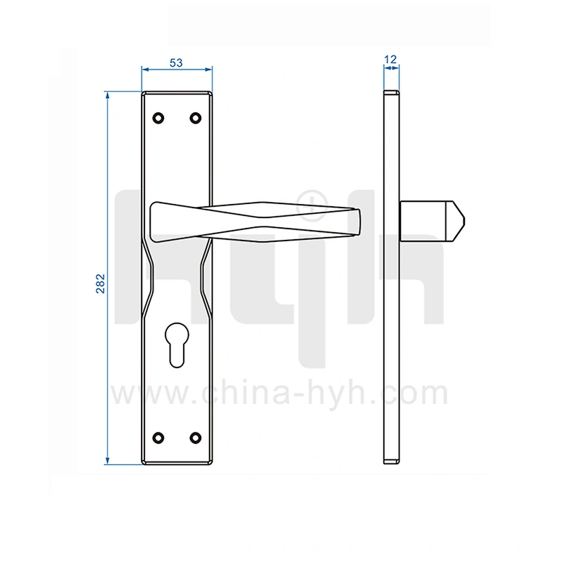 High Quality Entrance Function Exterior Door Mortise Lock Set