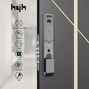 Aluminium Digital Tuya App Password 3D Face Recognition Smart Lock