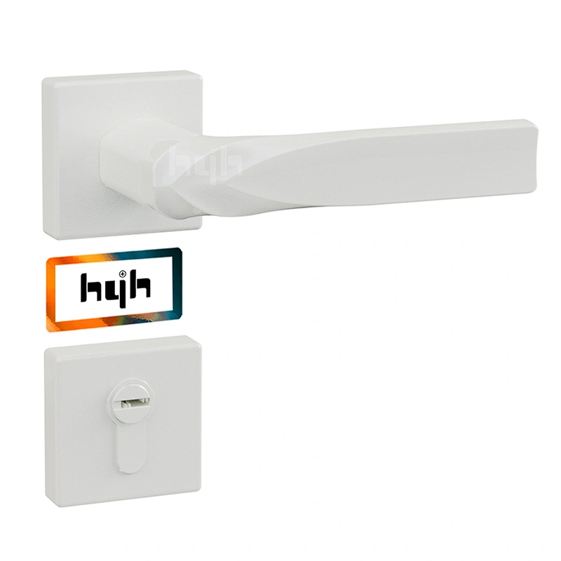hyh Italian New Square Door Handle Brushed Nickle, Mblack Entry Door Handle With Manufacturer Price