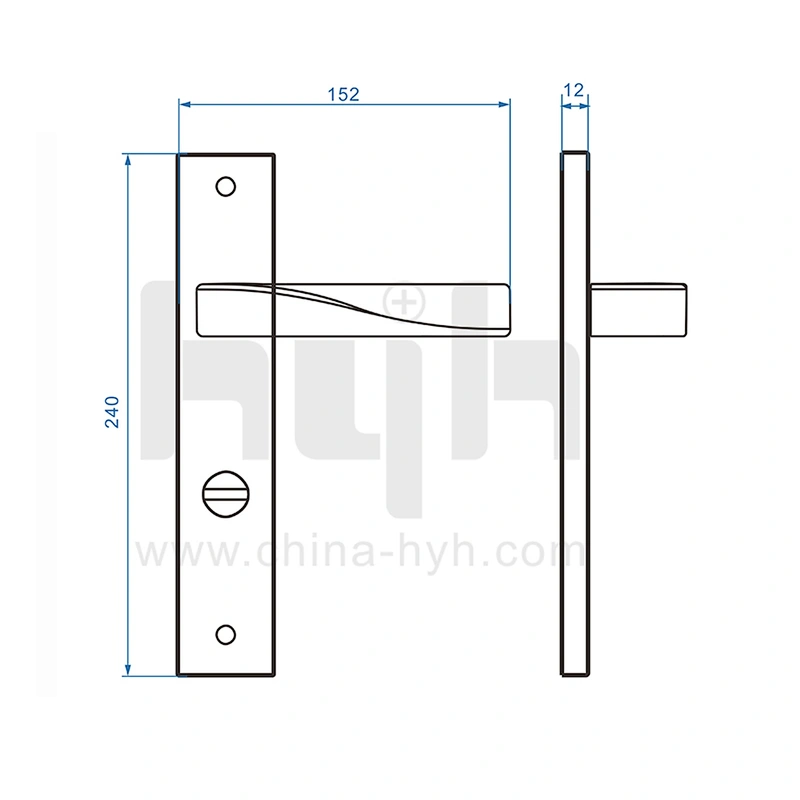 New Patent Zinc Alloy Modern Design Door Lock