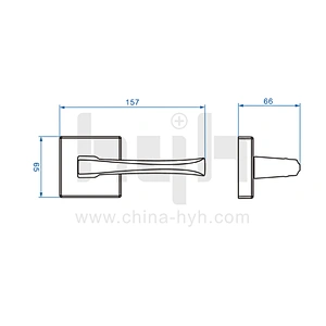 Zinc Alloy New Style European Best Products Safety Lock Sets Levers Door Handle Lock