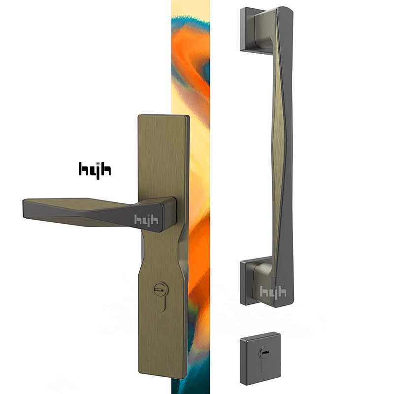 Fancy Design Zinc Commercial Door Pull Handles For Villa Main Door