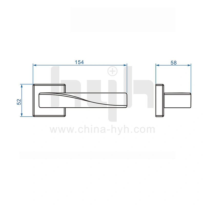 European Best Selling Luxury Hotel Internal Full Mortise Door Lock