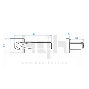 Key Handel Handle Interior Black Zinc Alloy Mold Door Lock Door Entrance Bathroom Door Lock