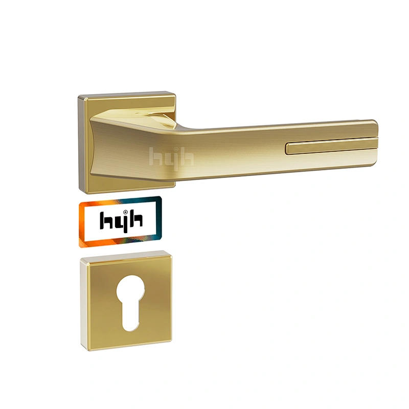 hyh Original New Fashion Zinc Alloy Modern Design Door Handle For Room Door