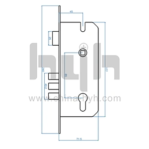 New Italy Style Zamak Double Open Glass Door Sliding Door Pull Handles