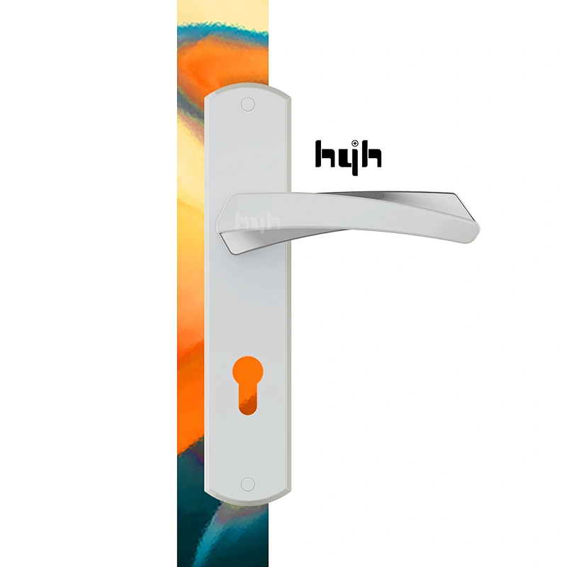 Newest Fashional Design Attractive Price Entrance Plate Wooden Lever Door Handle