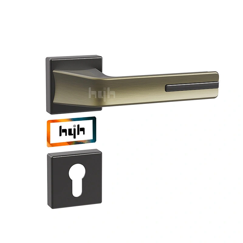 hyh Original New Fashion Zinc Alloy Modern Design Door Handle For Room Door