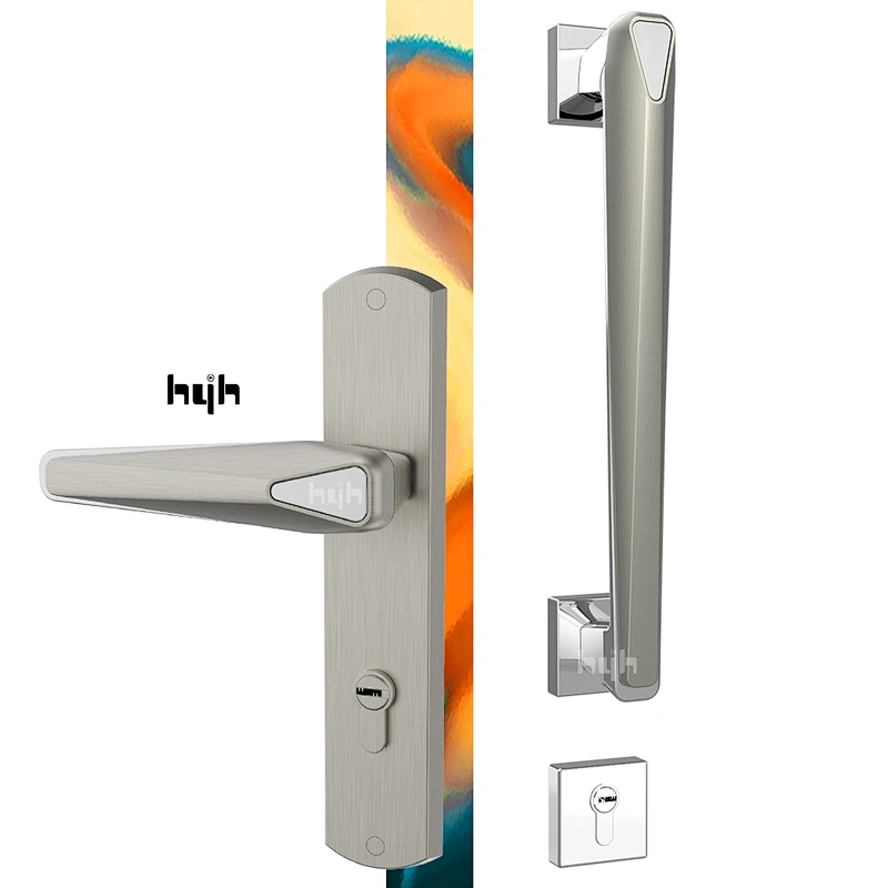 New Italy Style Zamak Double Open Glass Door Sliding Door Pull Handles