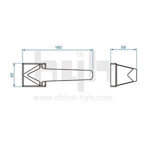 Zamak Factory Price Good Quality Passage Door Handle Lock Best Products