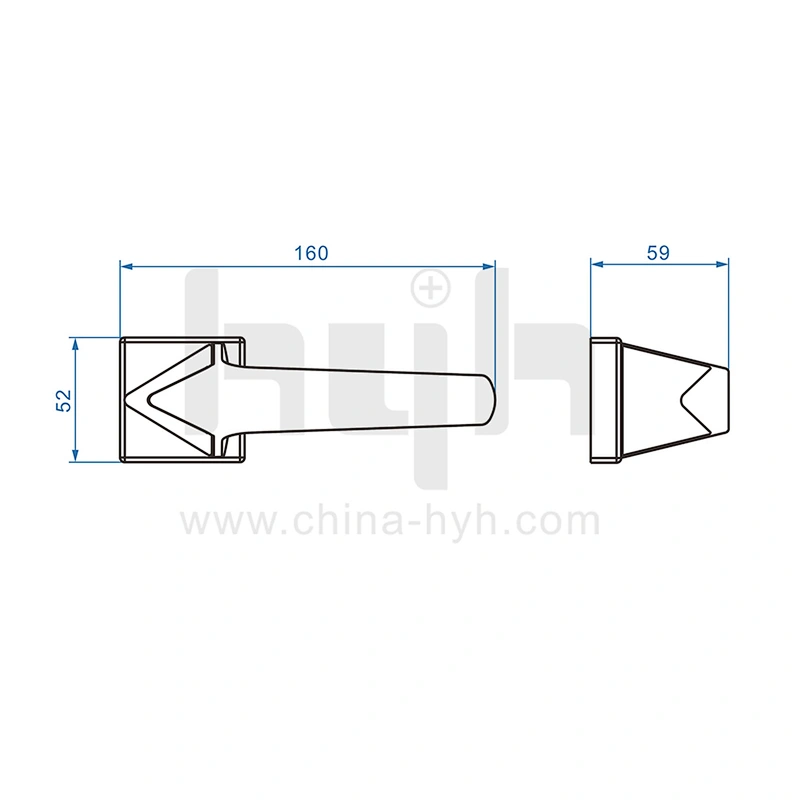 Zamak Factory Price Good Quality Passage Door Handle Lock Best Products