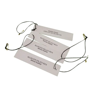 Garment Tags Product Type and Printed Technics custom hang tags design