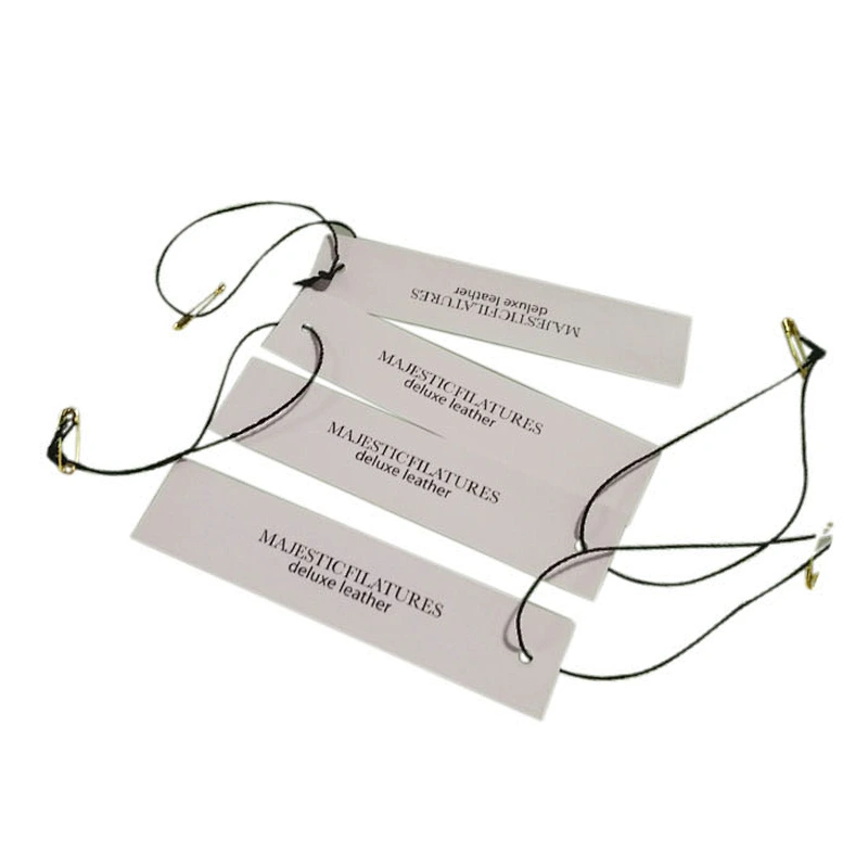 Garment Tags Product Type and Printed Technics custom hang tags design