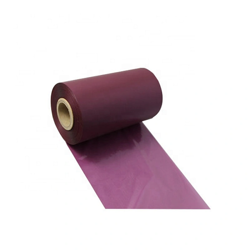 Purple Amethyst color wash resin textile barcode color label printer ribbon