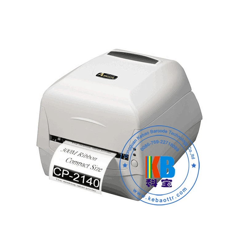 Argox cp 2140 barcode thermal transfer foil label printer