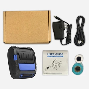 58mm mini P18 Bluetooth usb port sticker label thermal paper roll label printer