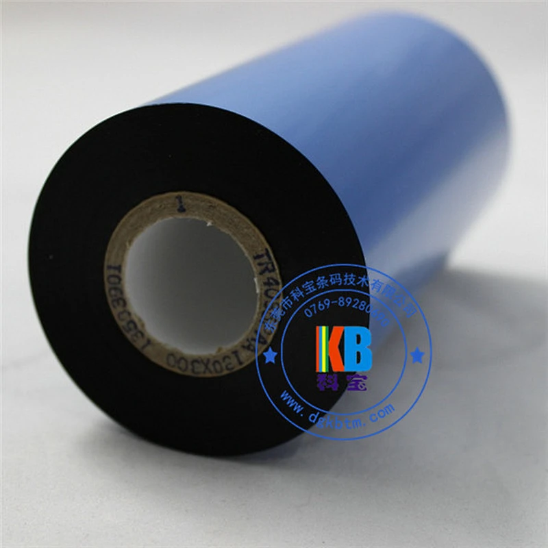 Compatible zebra printer DNP white resin color thermal label sticker printing barcode ribbon