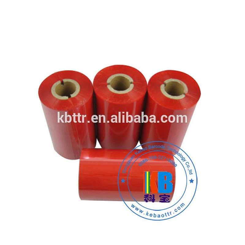 wholesale printer ribbon resin and wax ribbon for zebra printing machine
