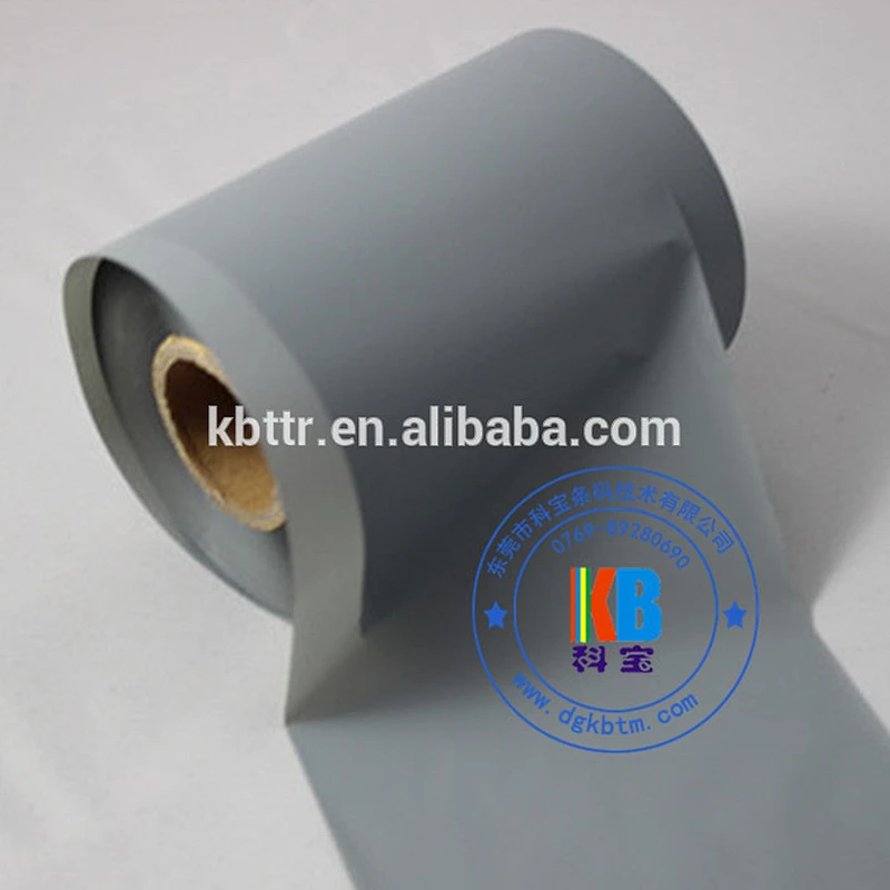 Garment clothing label printing barcode thermal printer grey resin barcode ribbon