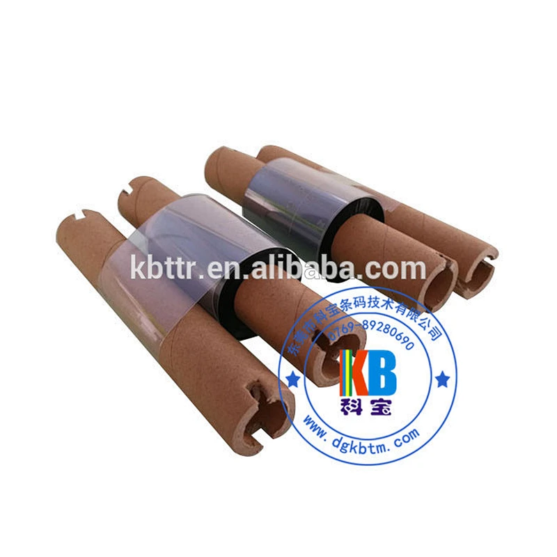 Barcode printer use washable printed ribbon 110mm*74m zebra foil ribbon