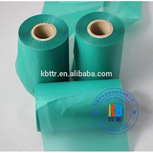 Zebra GK420T textile garment label printing resin wash black color thermal printer ribbon