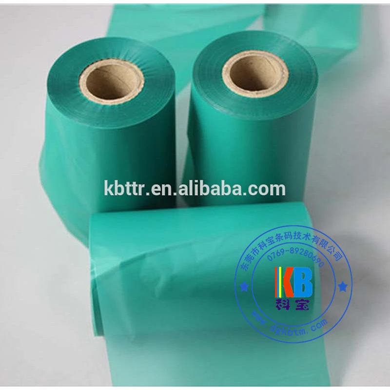 Zebra GK420T textile garment label printing resin wash black color thermal printer ribbon