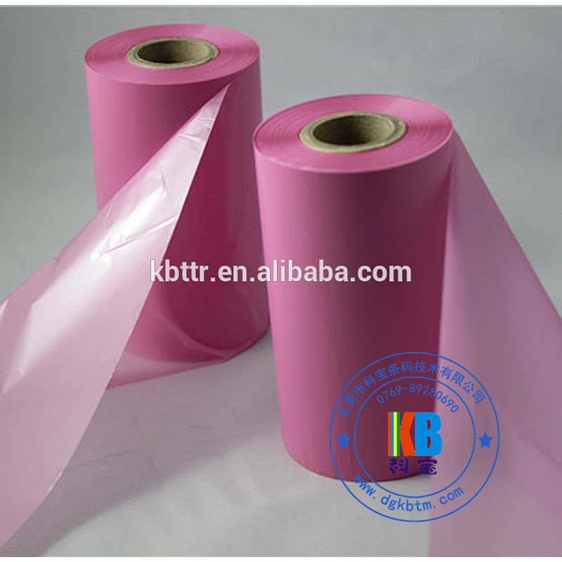 Textile fabric clothing thermal printing  pink textile color thermal transfer ribbon