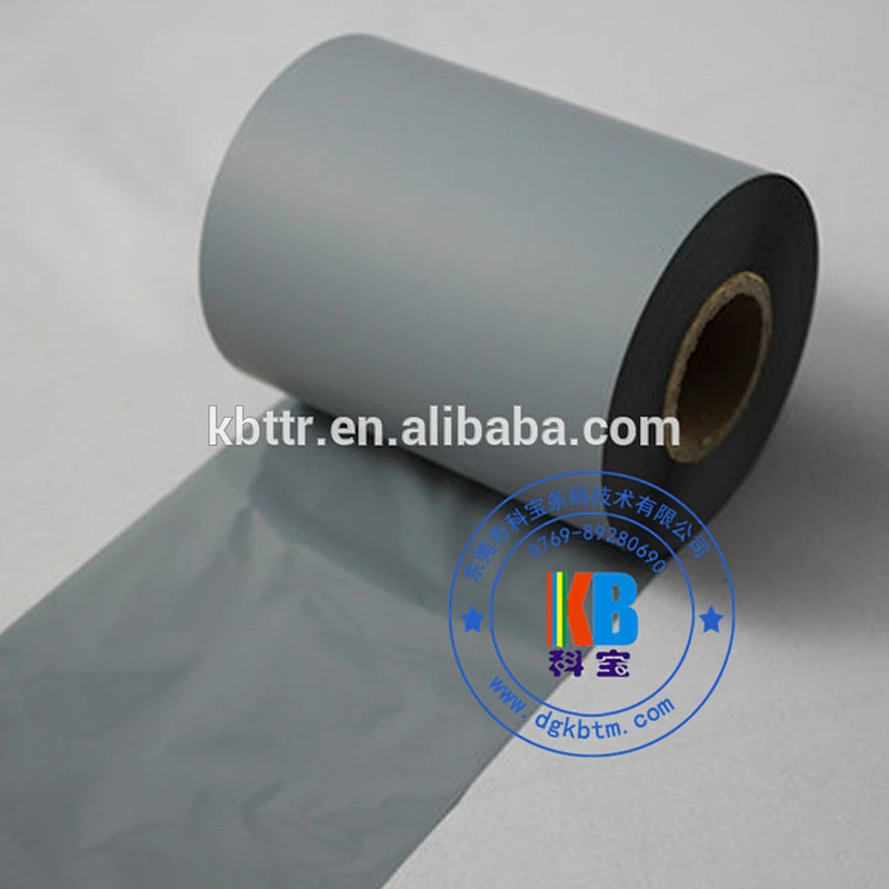Garment clothing label printing barcode thermal printer grey resin barcode ribbon