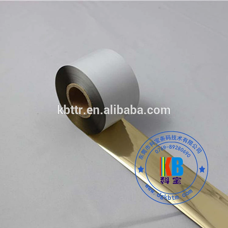 Wash printer ribbon printer black satin care ribbon printing 35mm*450m silver wash resin thermal ribbon