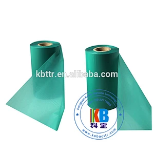 Textile polyester fabric garment label printing wash resin barcode label printer ribbon
