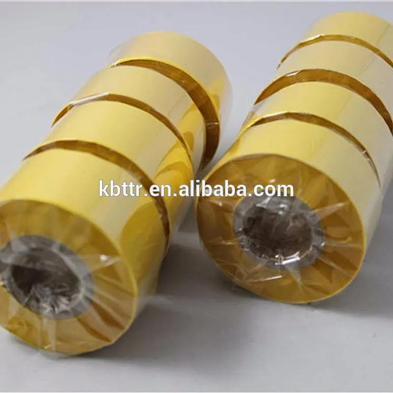 Washable resin printer ribbon Amarillo cinta resina de lavado ttr