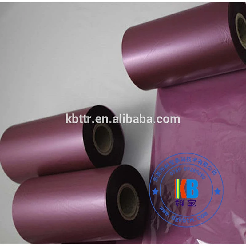 Wash resin material printer ribbon type garment label printing amethyst barcode ribbon