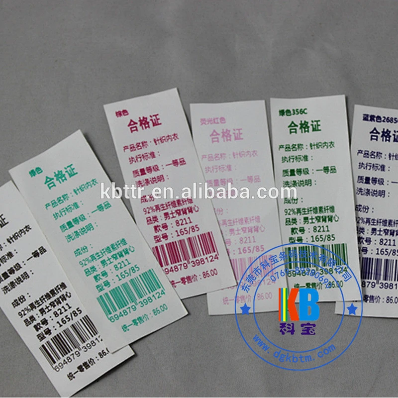 Washable printed care labels navy blue color wash resin printer ribbon